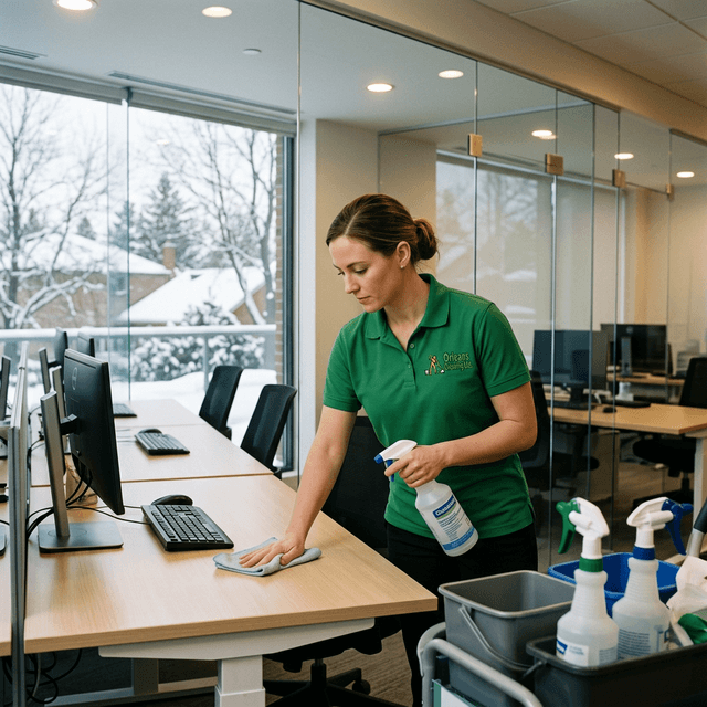 How Office Cleaning Changes With the Seasons
